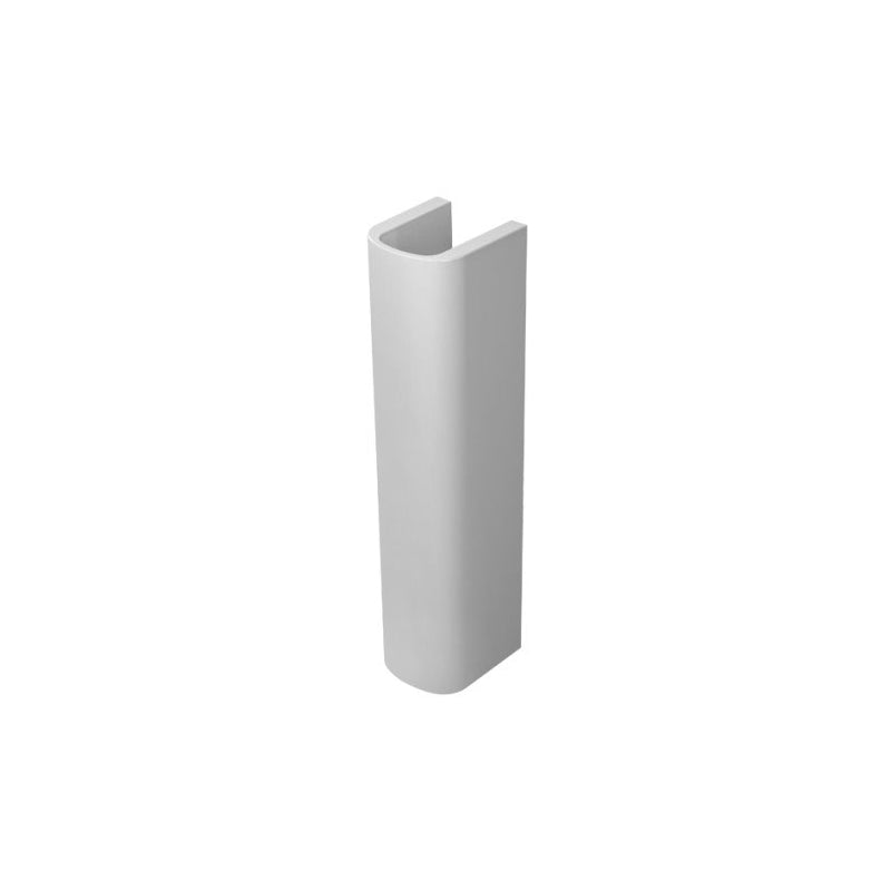 Duravit DuraStyle 7.5' x 6.75' Ceramic Pedestal Leg in White - 858290000