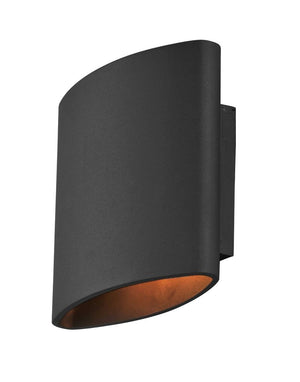 Lightray 7' 2 Light Outdoor Wall Sconce in Architectural Bronze