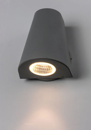 Mini 5' Single Light Wall Sconce in Silver