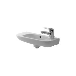 D-Code 7.5' x 6.75' x Ceramic Wall Mount Handrinse Bathroom Sink in White