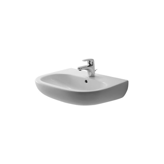 D-Code 16.88" x 21.63" x 6.88" Ceramic Wall Mount Bathroom Sink in White