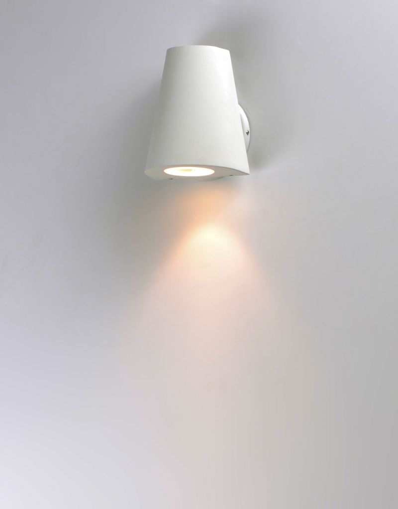 Mini 5' Single Light Wall Sconce in White