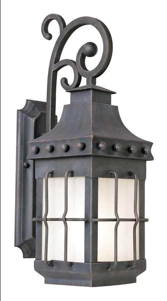 Nantucket EE 8.5" Single Light Outdoor Wall Sconce in Country Forge