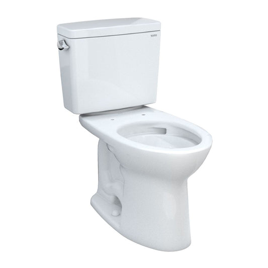 Drake Elongated 1.28 gpf Two-Piece Toilet in Cotton White