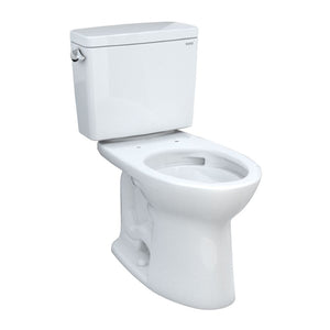 Drake Elongated 1.6 gpf Two-Piece Toilet in Cotton White - 10' Rough-In