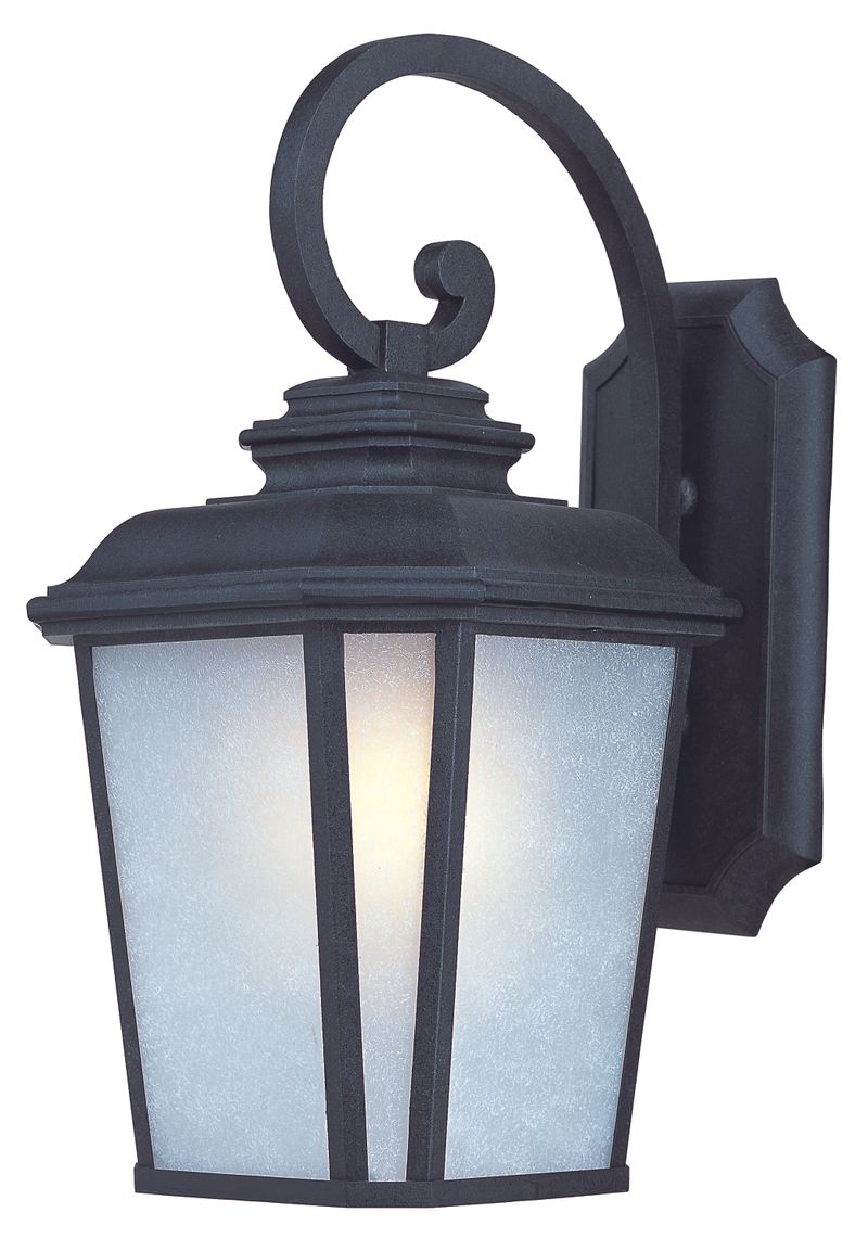 Radcliffe 11' Single Light Outdoor Wall Sconce in Black Oxide