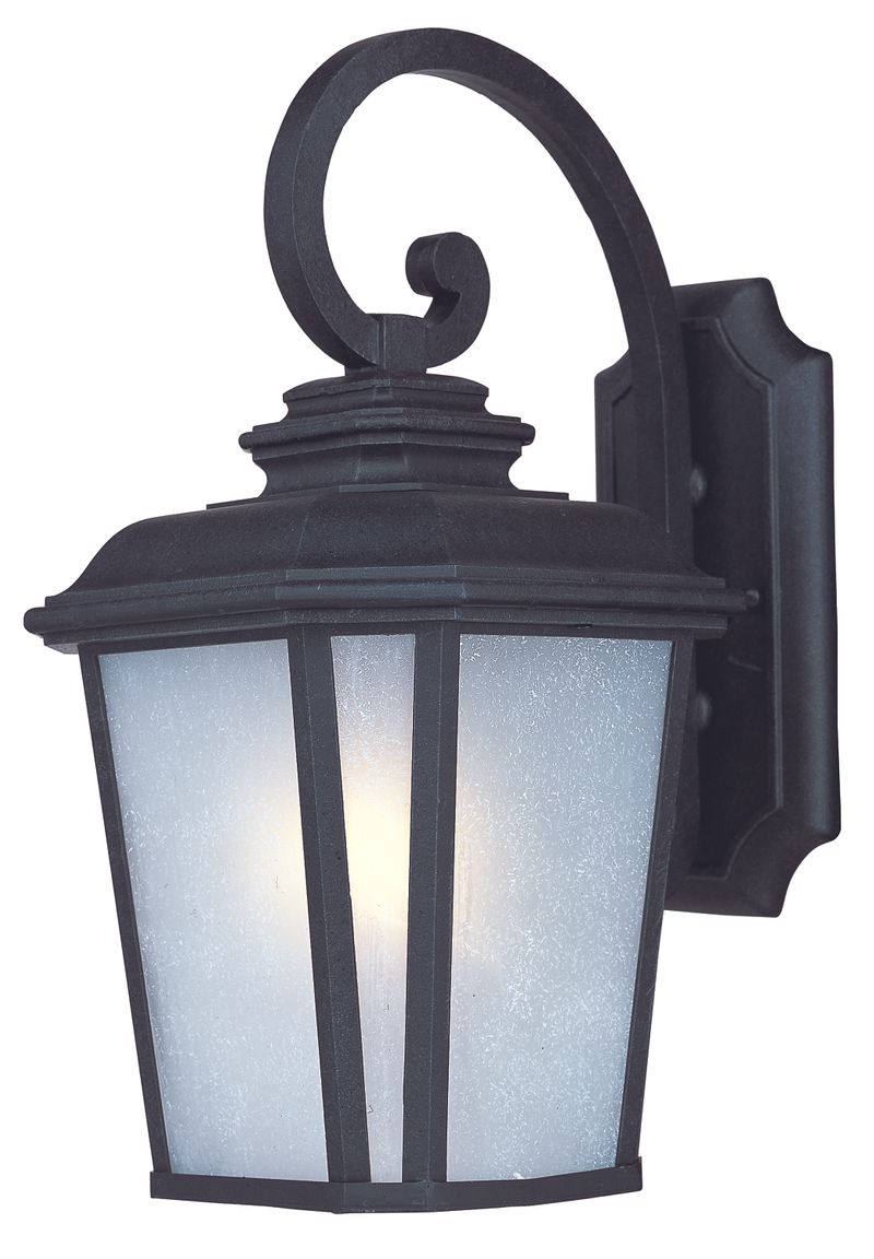 Radcliffe E26 13.25' Single Light Outdoor Wall Sconce in Black Oxide