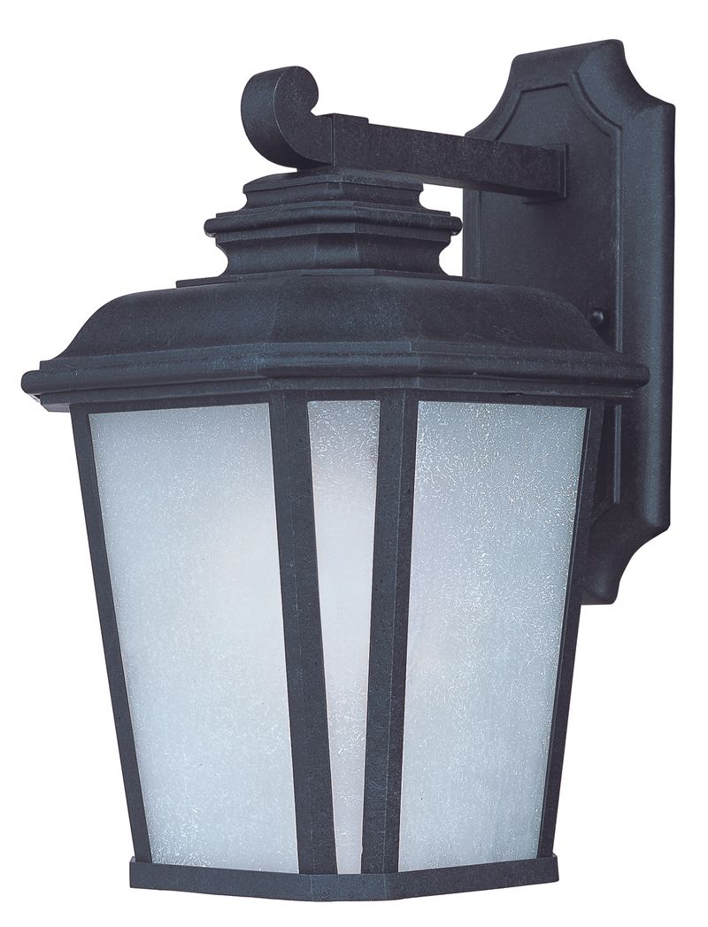 Radcliffe E26 14.5' Single Light Outdoor Wall Sconce in Black Oxide