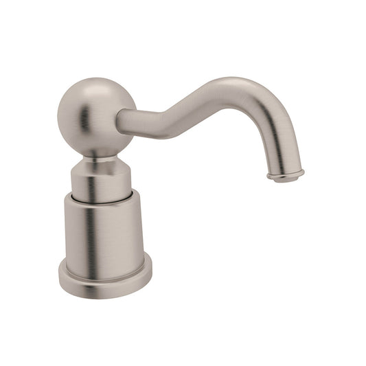 Italian Soap Dispenser in Satin Nickel