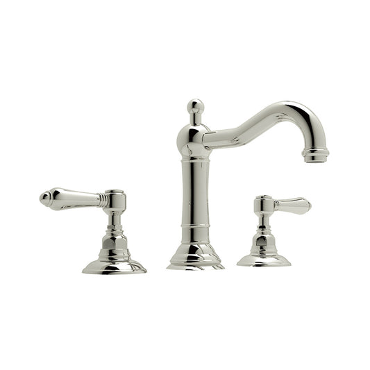 Acqui Two-Handle Widespread Bathroom Faucet in Polished Nickel