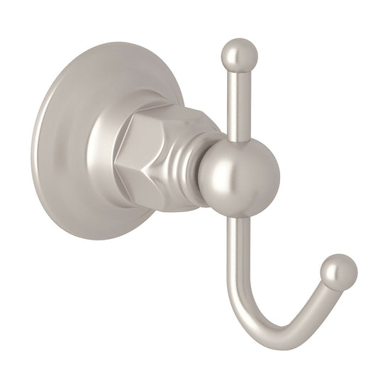 Italian 2.5" Robe Hook in Satin Nickel