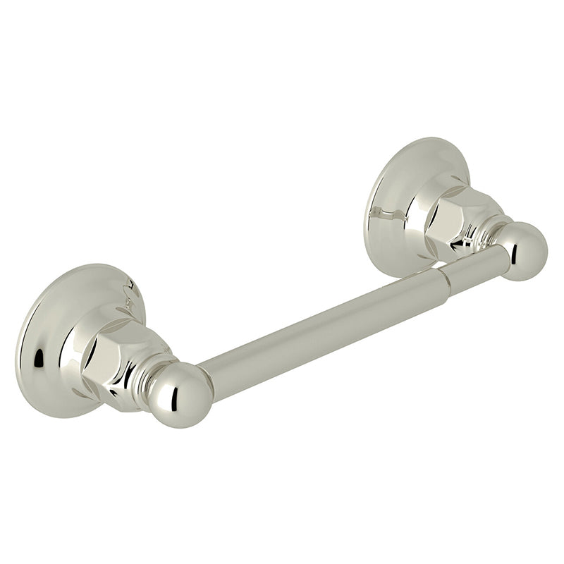 Italian 7' Toilet Paper Holder in Polished Nickel