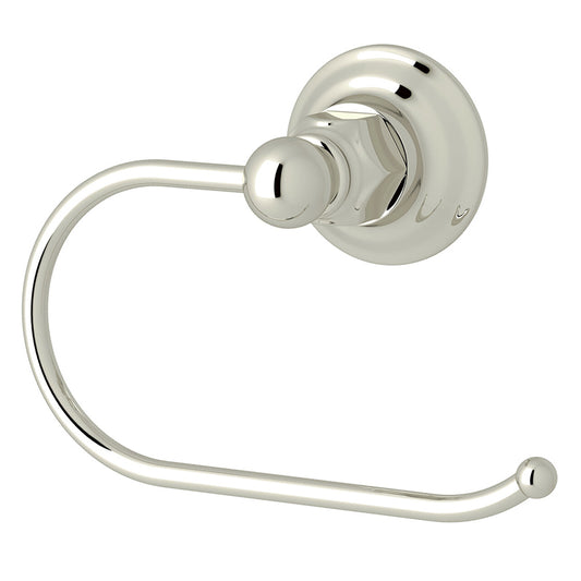 Italian 6" Toilet Paper Holder in Polished Nickel