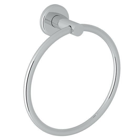 Lombardia 7.38" Towel Ring in Polished Chrome