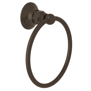 Italian 6.25' Towel Ring in Tuscan Brass