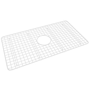 Rohl Sink Grid in White with Center Drain (14.5' x 26.38' x 1.38')