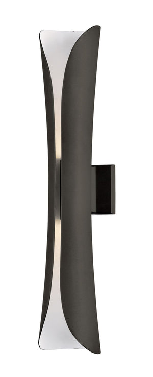 Scroll 5.75' 2 Light Outdoor Wall Sconce in Architectural Bronze