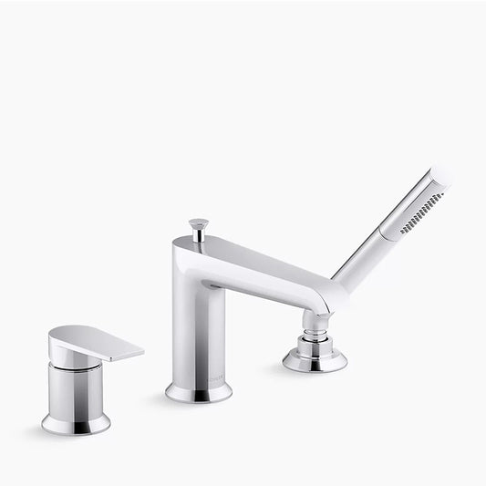 Hint Single-Handle Tub Filler Faucet in Polished Chrome