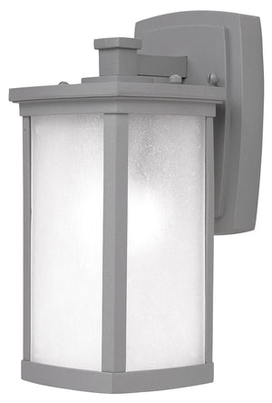 Terrace 5.25' Single Light Outdoor Wall Sconce in Platinum