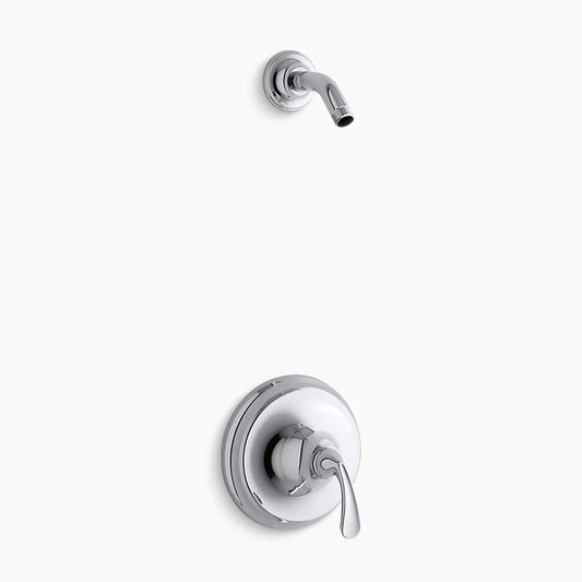 Forte Sculpted Single-Handle Shower Only Faucet in Polished Chrome - Less Showerhead