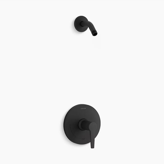 Pitch Single-Handle Shower Only Faucet in Matte Black
