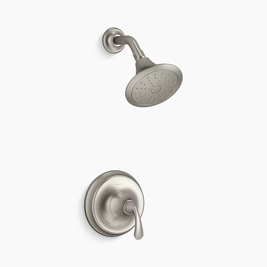 Forte Sculpted Single-Handle Shower Only Faucet in Vibrant Brushed Nickel