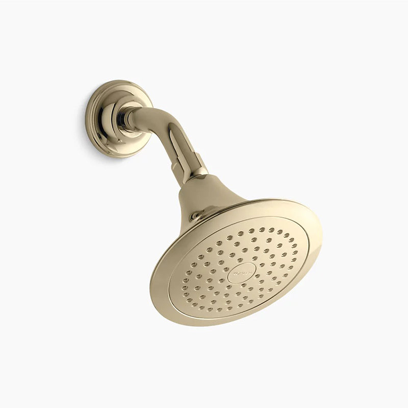 Forte 2.5 gpm Showerhead in Vibrant French Gold