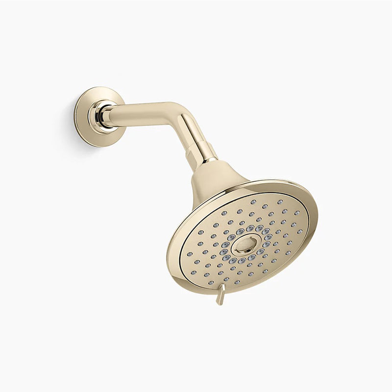 Forte 2.5 gpm Showerhead in Vibrant French Gold - 3 Spray Settings