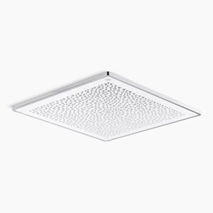 Real Rain 2.5 gpm Overhead Shower Panel in White