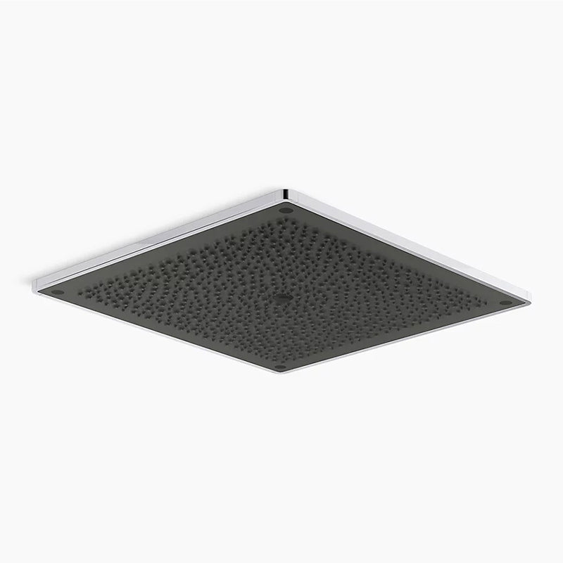 Real Rain 2.5 gpm Overhead Shower Panel in Thunder Grey