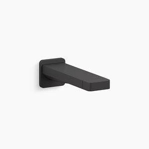 Parallel Tub Spout in Matte Black