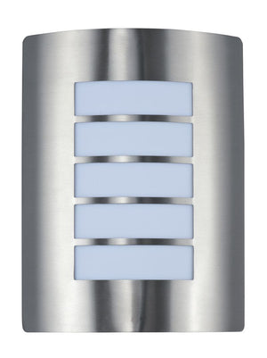 View E26 9' Single Light Outdoor Wall Sconce in Stainless Steel