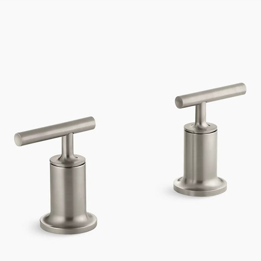 Purist Two-Handle Valve Trim in Vibrant Brushed Nickel