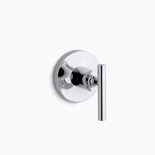 Purist Single Lever Handle Volume Control Trim in Polished Chrome