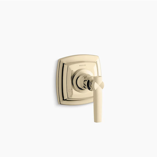 Margaux Single Lever Handle Transfer Valve Trim in Vibrant French Gold