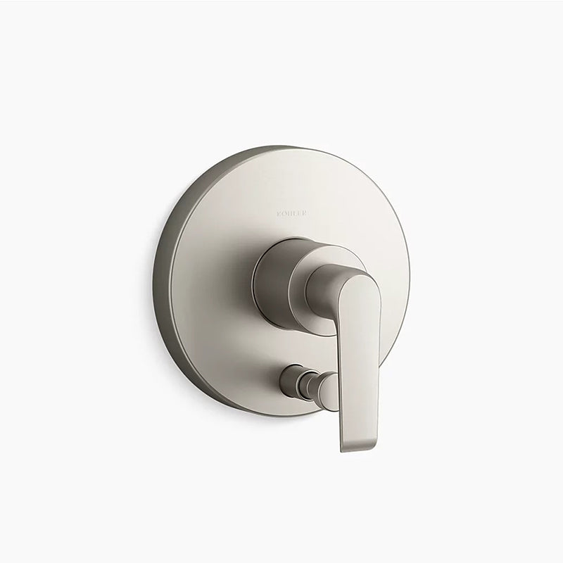 Avid Single-Handle Valve Trim in Vibrant Brushed Nickel with Diverter