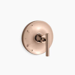 Purist Single-Handle Valve Trim in Vibrant Rose Gold