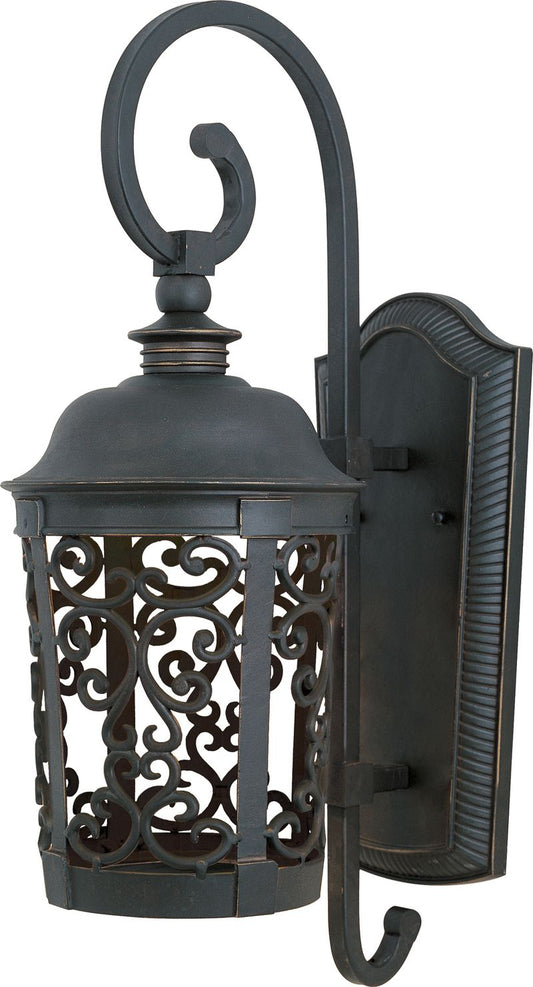 Whisper Dark Sky 10" Single Light Outdoor Wall Sconce in Bronze