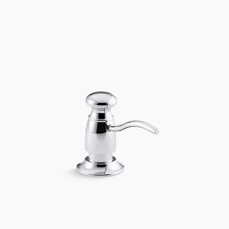 Traditional 3.44' Soap Dispenser in Polished Chrome