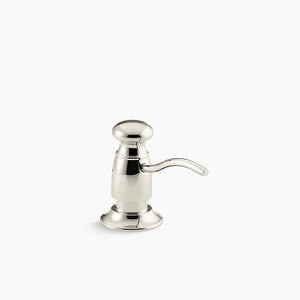 Traditional 3.44' Soap Dispenser in Vibrant Polished Nickel