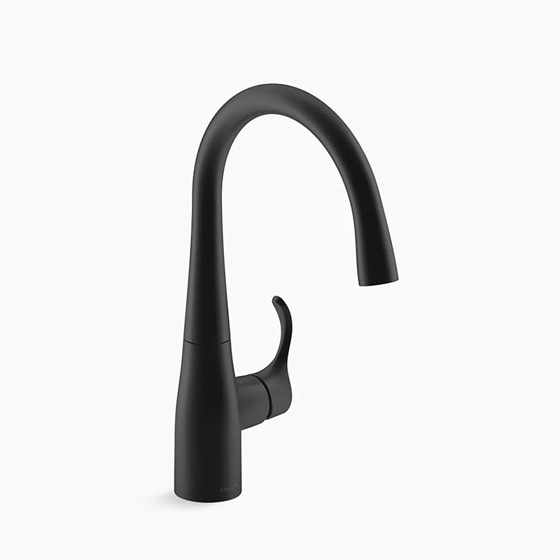 Simplice Bar Kitchen Faucet in Matte Black