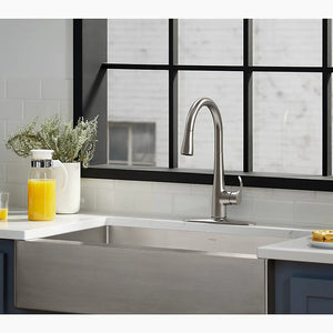 Simplice Touchless Pull-Down Kitchen Faucet in Matte Black