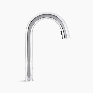 Sensate Touchless Pull-Down Kitchen Faucet in Matte Black