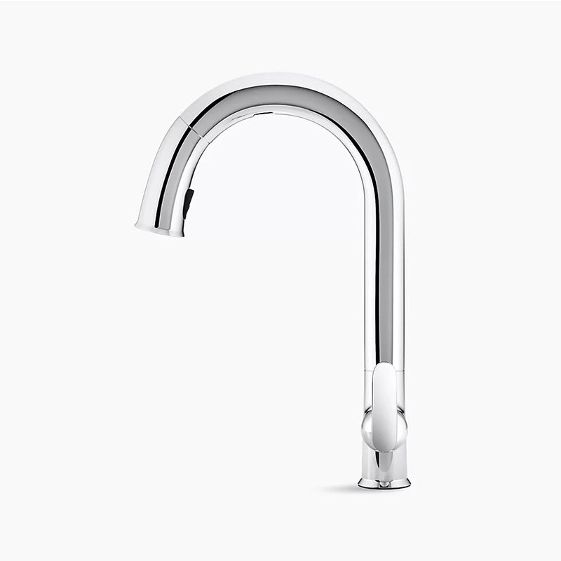 Sensate Touchless Pull-Down Kitchen Faucet in Matte Black