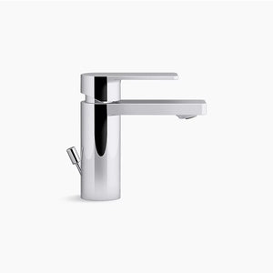 Parallel Single-Handle Bathroom Faucet in Polished Chrome