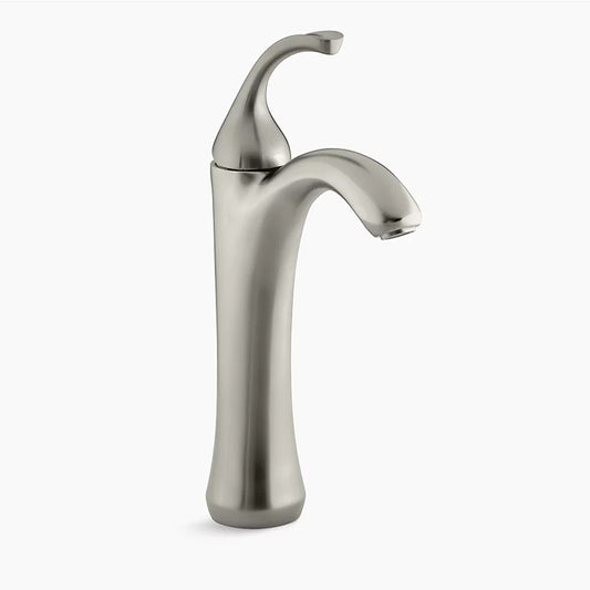 Forte Tall Vessel Single-Handle Bathroom Faucet in Vibrant Brushed Nickel