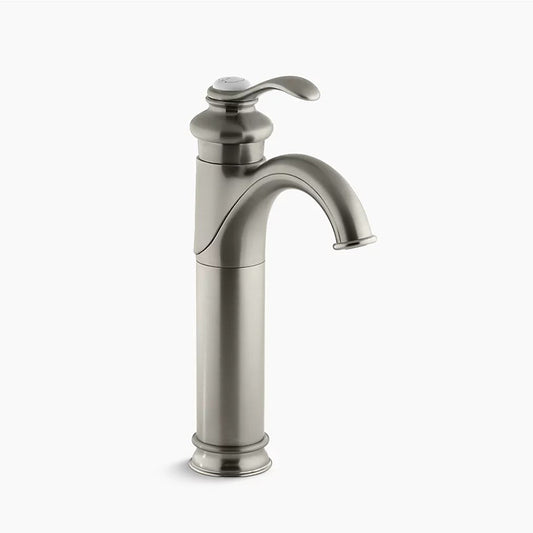 Fairfax Tall Vessel Single-Handle Bathroom Faucet in Vibrant Brushed Nickel