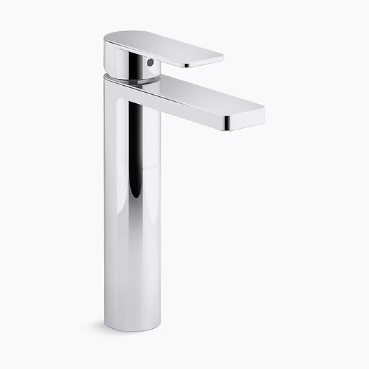 Parallel Vessel Single-Handle Bathroom Faucet in Polished Chrome