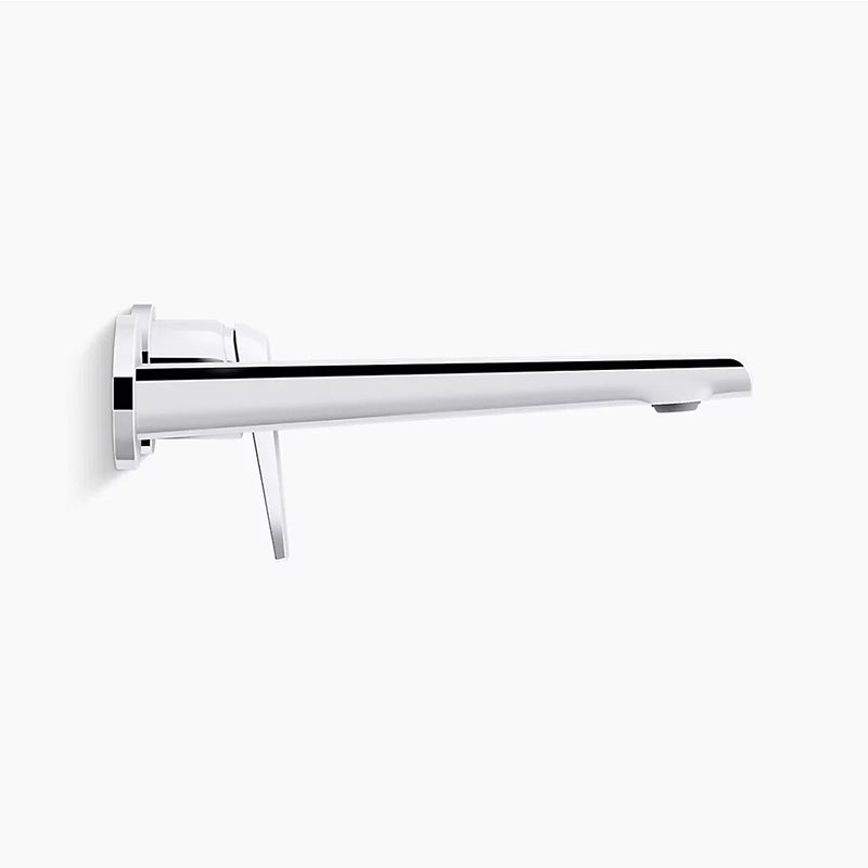 Avid Wall-Mount Single-Handle Bathroom Faucet in Polished Chrome