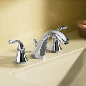 Forte Widespread Two-Handle Bathroom Faucet in Polished Chrome